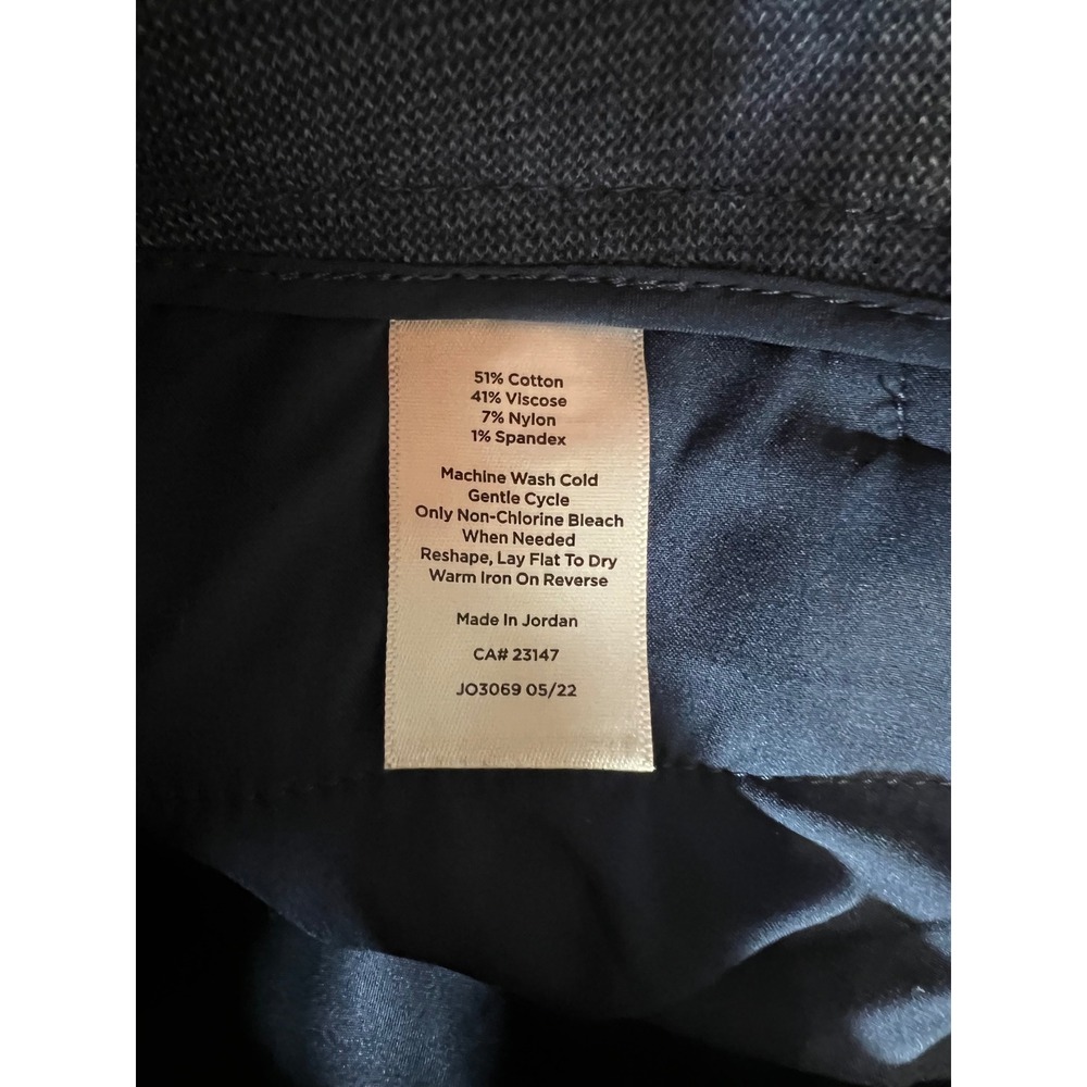 Talbots Modern Knit Wide Leg Pant‎ Blue Women's Size 4 - Picture 4 of 10